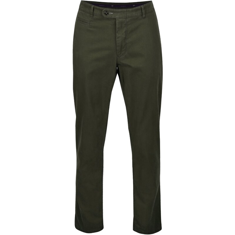 Tmavě zelené chino kalhoty Fynch-Hatton