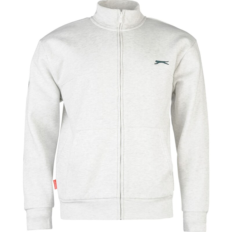 Mikina pánská Slazenger FullZip White Marl