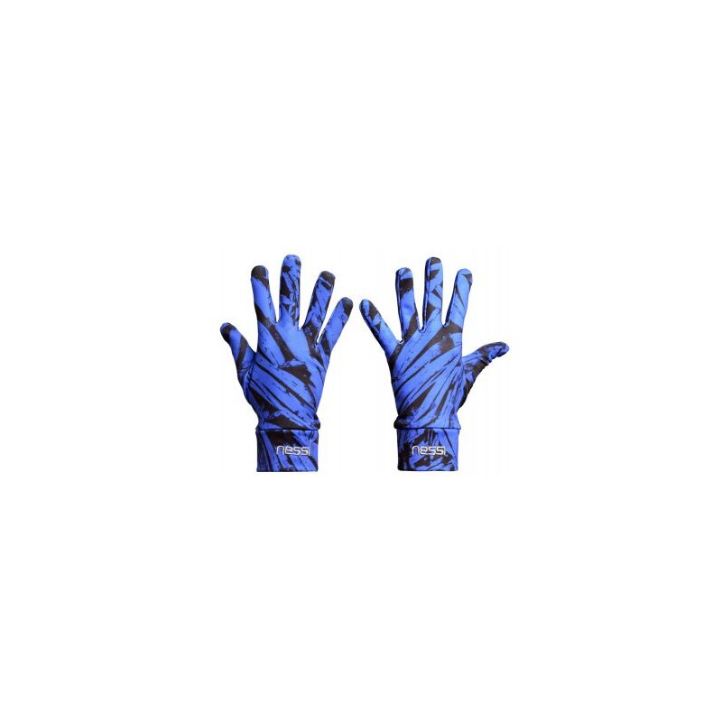 Nessi Běžecké rukavice PRO Warm AR-50 - Blue crystals Velikost: L
