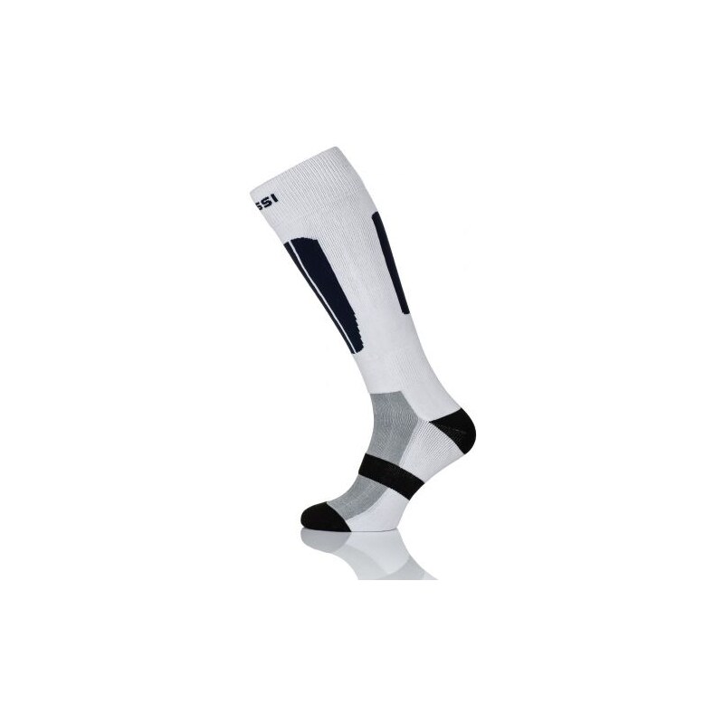 Nessi Lyžařské ponožky s ionty stříbra AN1 - Bílá+šedá+černá Velikost: 44-46