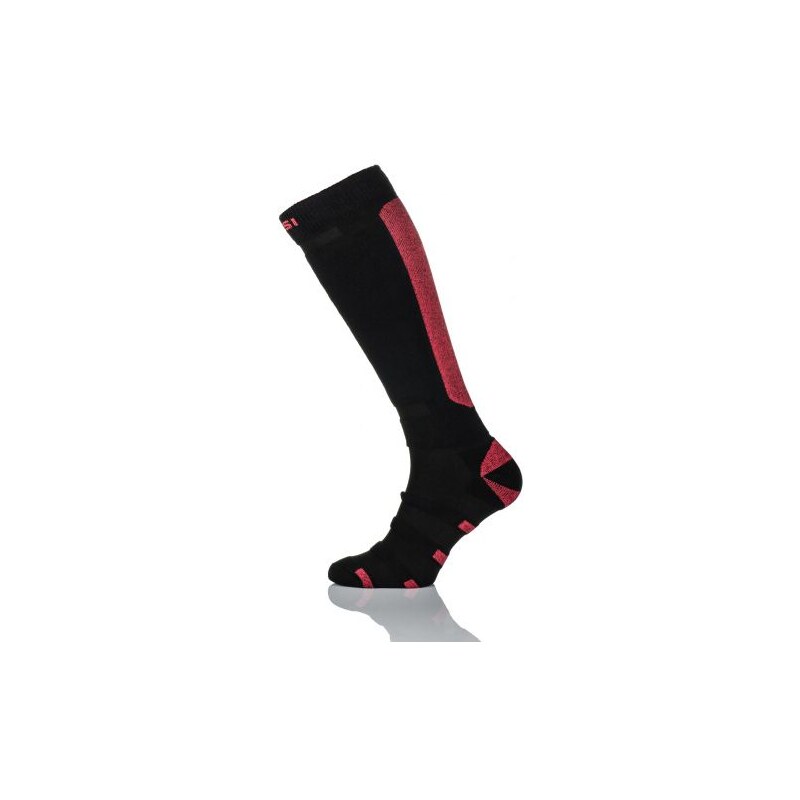 Nessi Lyžařské ponožky SN7 - Černá+červená Velikost: 38-41