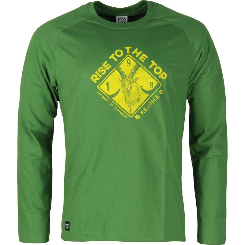 Pánské bavlněné tričko s dlouhým rukáve Rejoice - Lamium (zelené)
