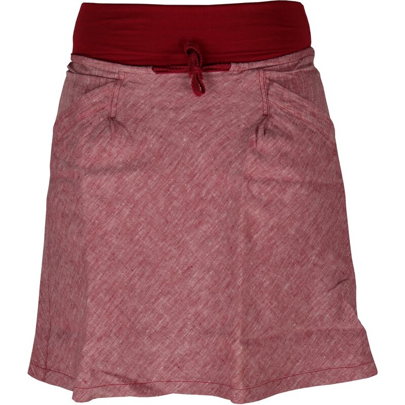 Dámská lněná sukně Rejoice - Urtica skirt (červená)
