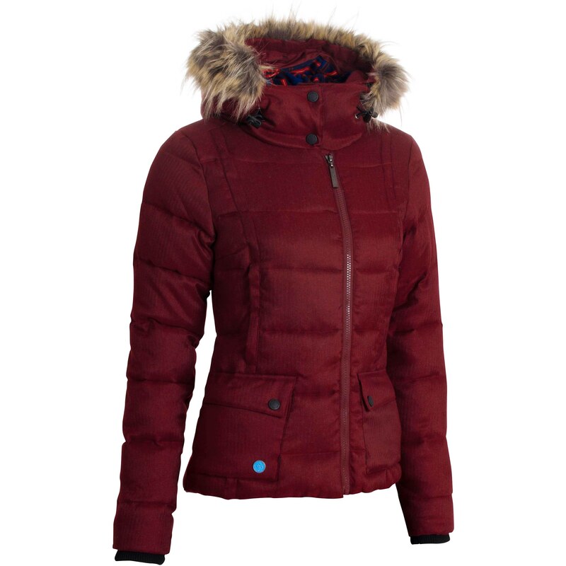 Zimní bunda dámská WOOX Fog Twill Ladies' Jacket Red