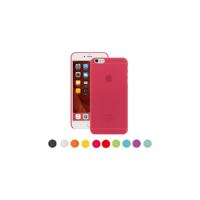 Pouzdro / kryt pro Apple iPhone 6 - Ozaki, O!Coat 0,3 Jelly Red - VÝPRODEJ