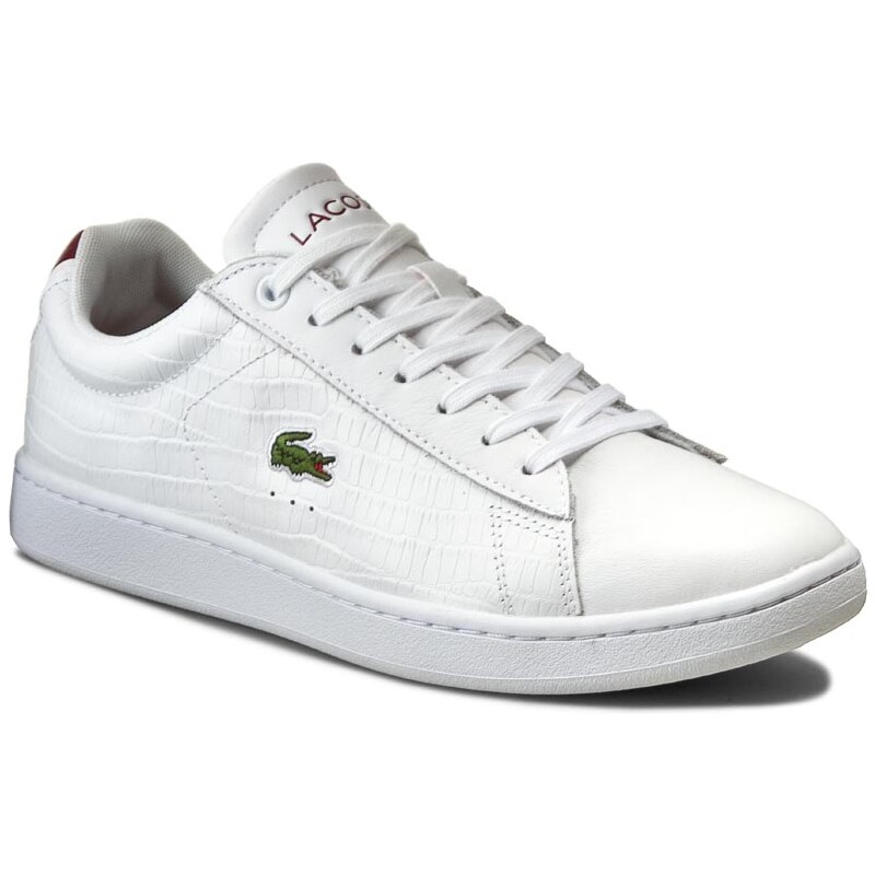 Sneakersy LACOSTE - Carnaby Evo G316 7 Spm 7-32SPM0122286 Wht/Red