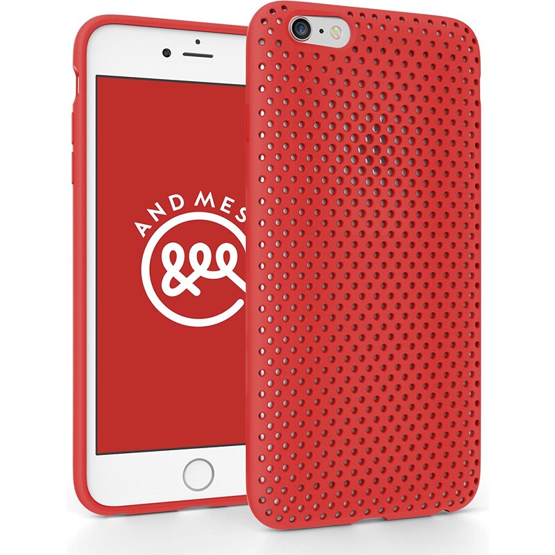 Pouzdro / kryt pro Apple iPhone 6 / 6S - AndMesh, Red