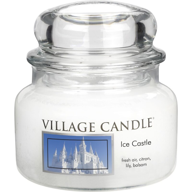 Village Candle Svíčka ve skle Ice Castle - malá