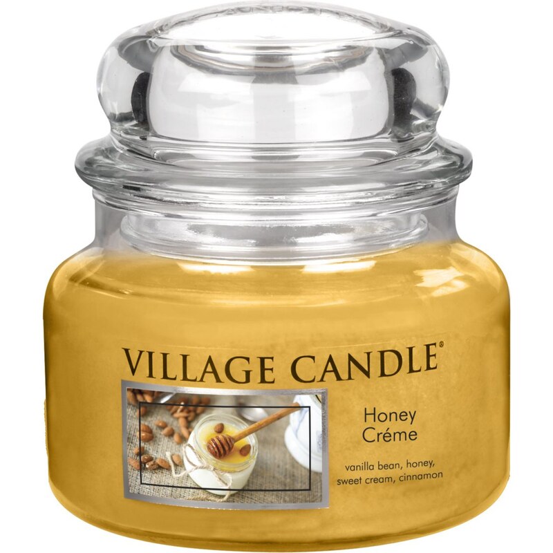 Village Candle Svíčka ve skle Honey Créme - malá