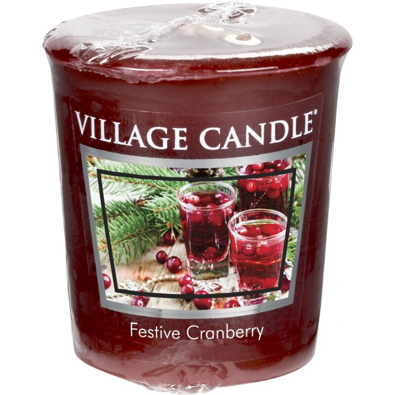 Votivní svíčka Village Candle - Festive Cranberry