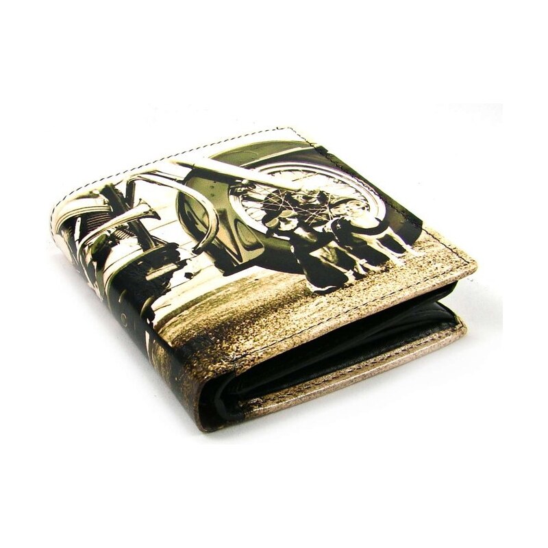Golunski Malá kožená retro peněženka