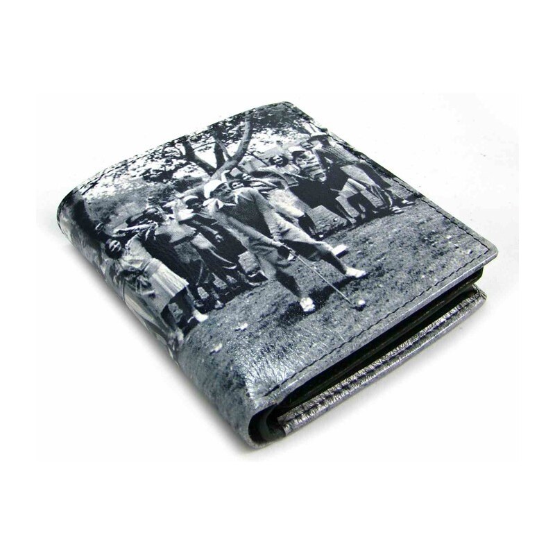 Golunski Malá peněženka kožená retro