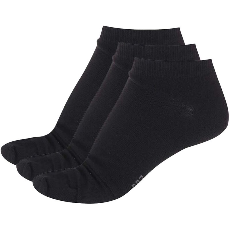 Sada tří kotníkových ponožek v černé barvě CR7