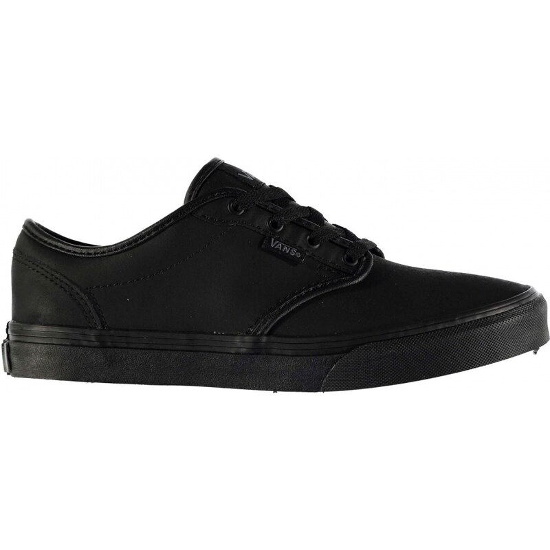 Vans Atwood Leather Junior Shoes, black mono