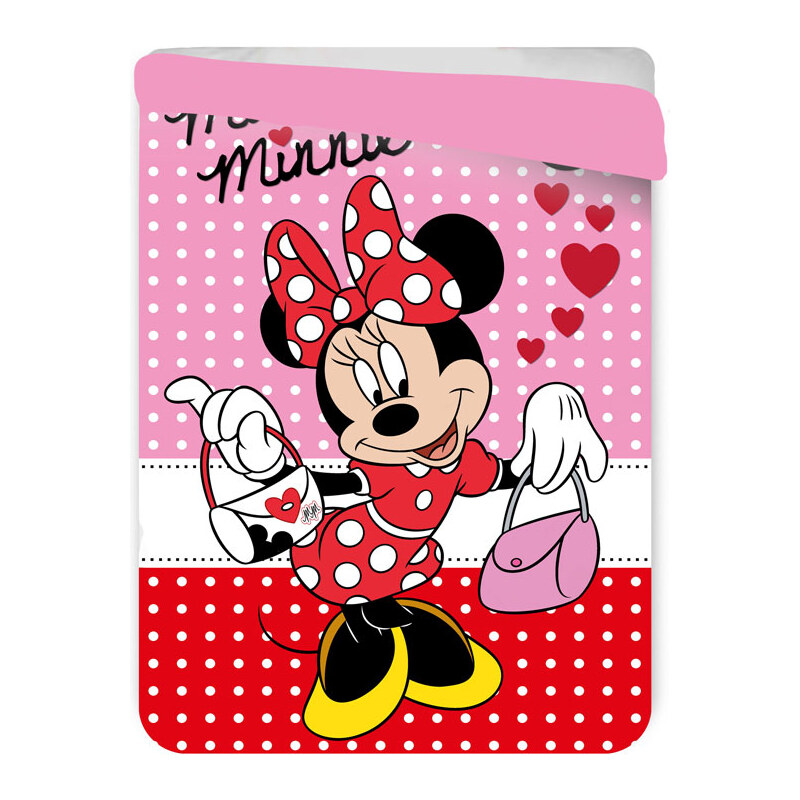 JERRY FABRICS Prošívaná deka Minnie polyester 180/260 cm