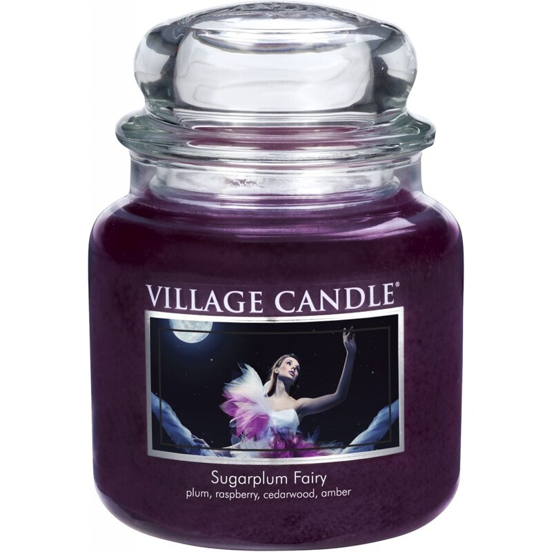 Village Candle Svíčka ve skle Sugarplum Fairy - střední