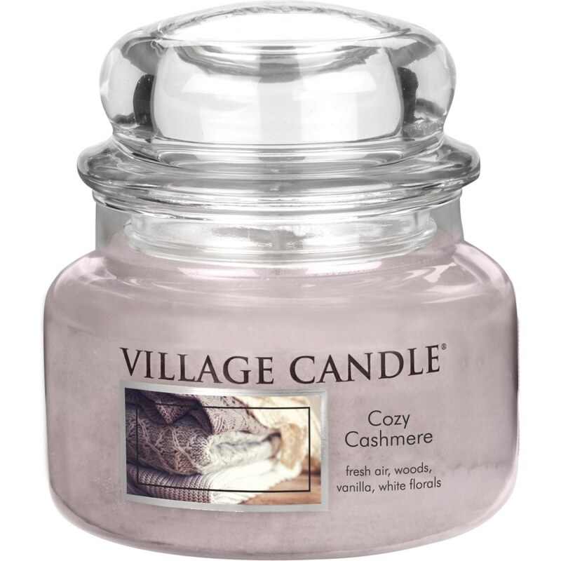 Village Candle Svíčka ve skle Cozy Cashmere - malá