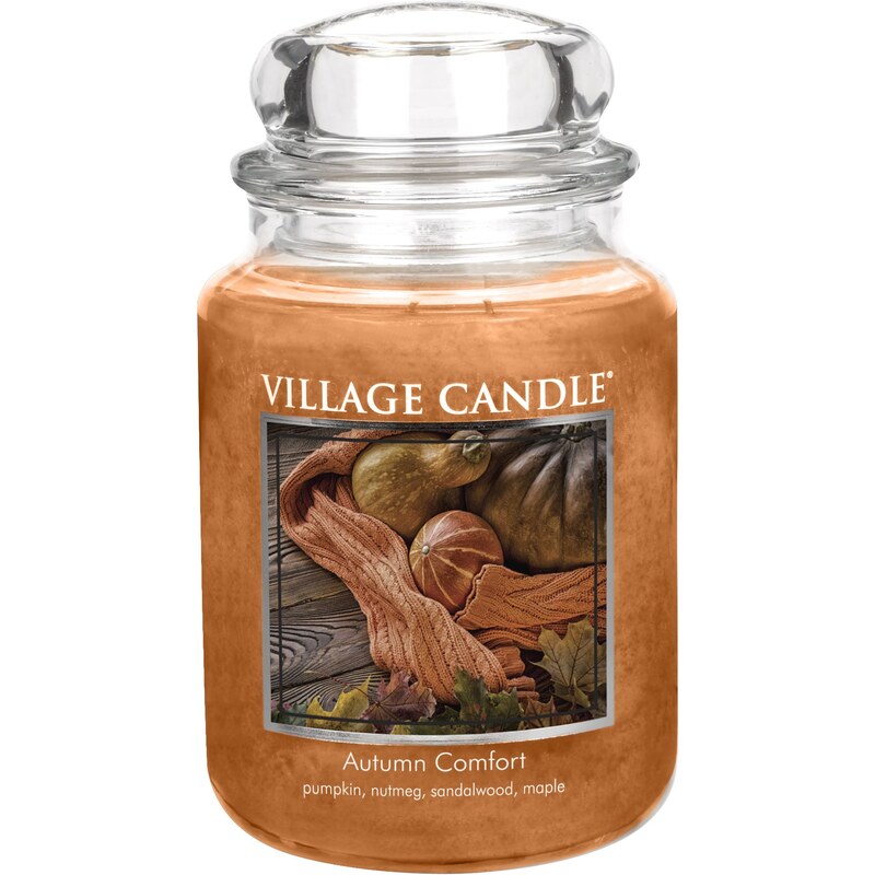 Village Candle Svíčka ve skle Autumn Comfort - velká