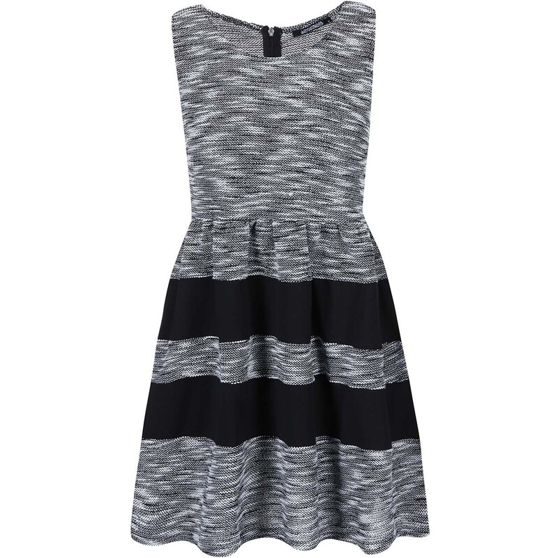 Černo-šedé žíhané šaty Haily´s Giorgia