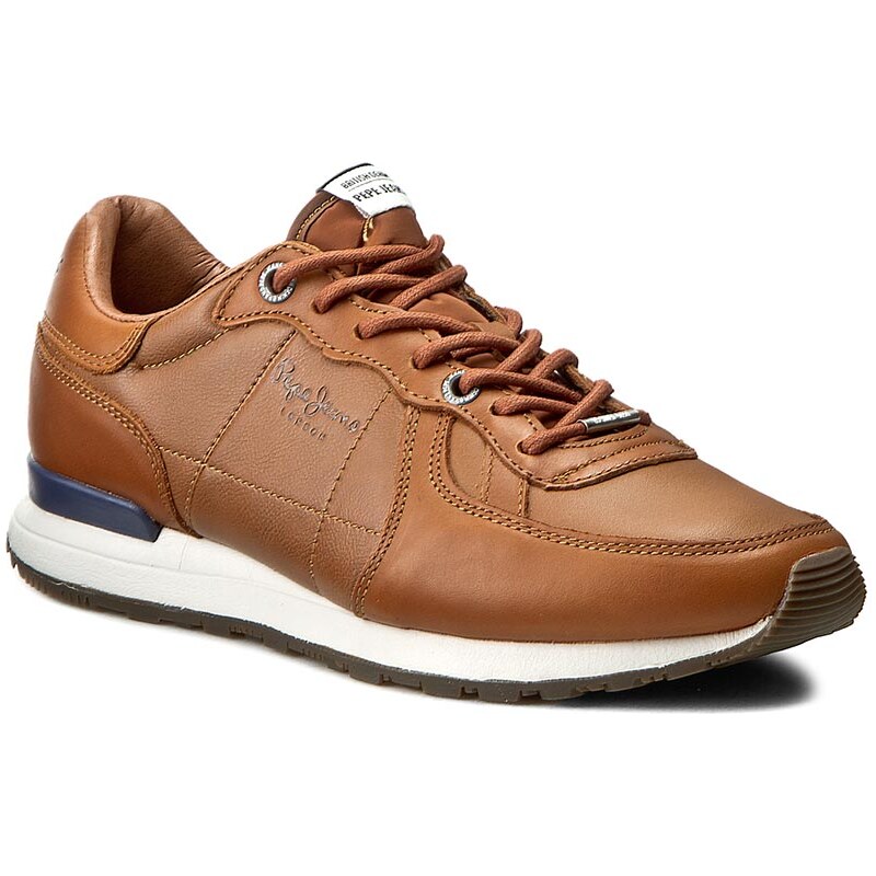Sneakersy PEPE JEANS - Tinker Top PMS30321 Brown 898