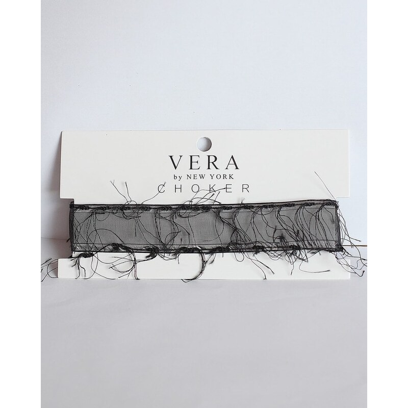 Vera by New York Black Stripe Choker Vera by New York