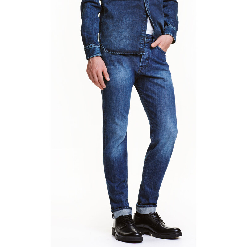 H&M Slim Tapered Selvedge Jeans