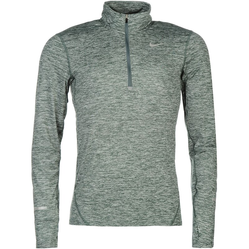 Nike Asics Long Sleeve Running T Shirt Mens Green