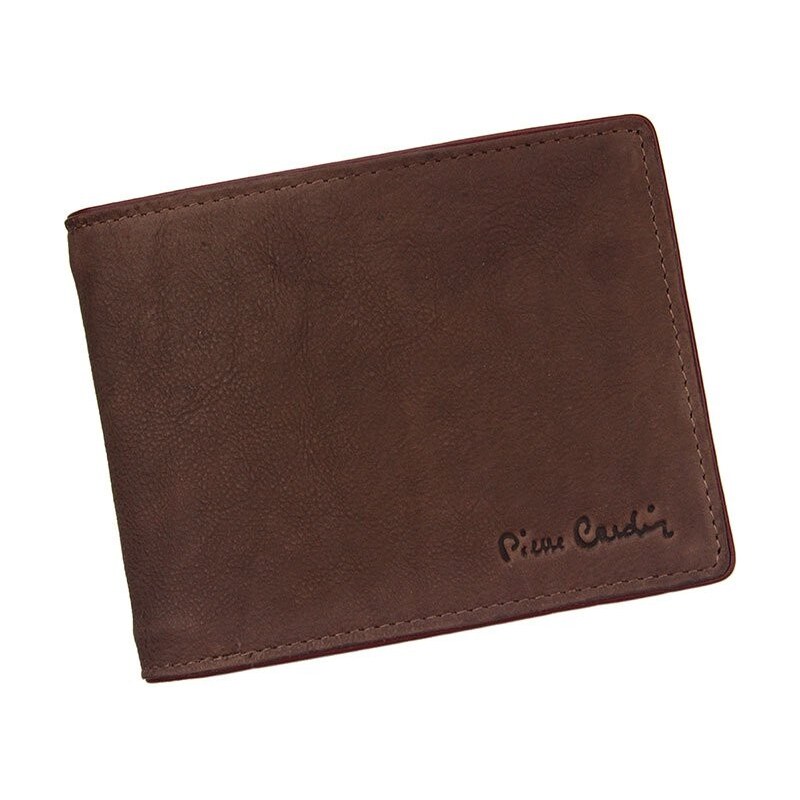 Pánská kožená peněženka Pierre Cardin Tumble - hnědá