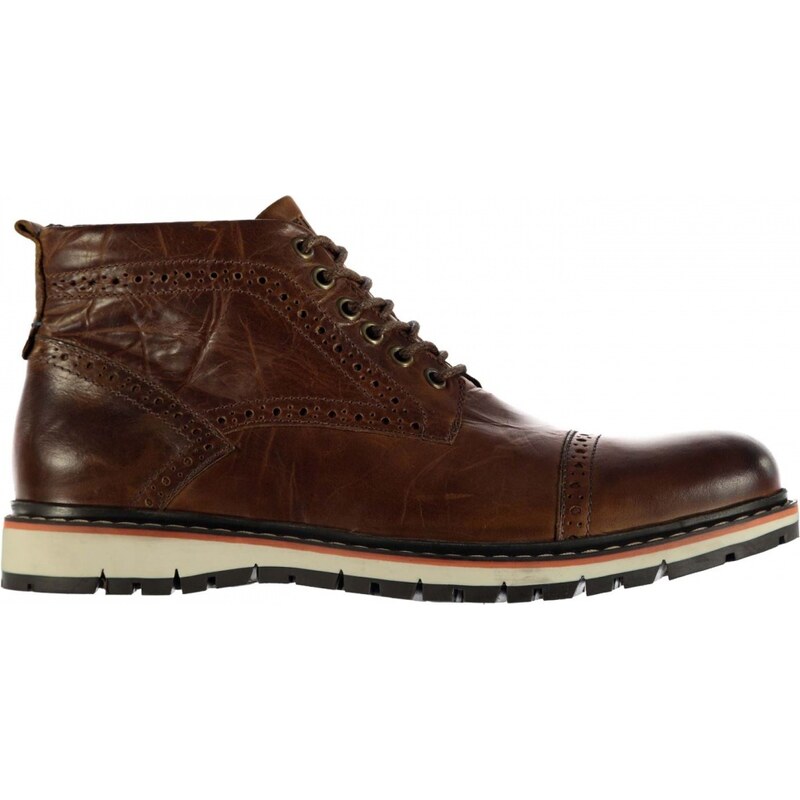 Firetrap Aubin Brogue Mens Boots, camel