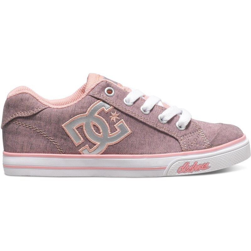Skate Boty Dc Shoes Chelsea Tx Se Pink With Silver