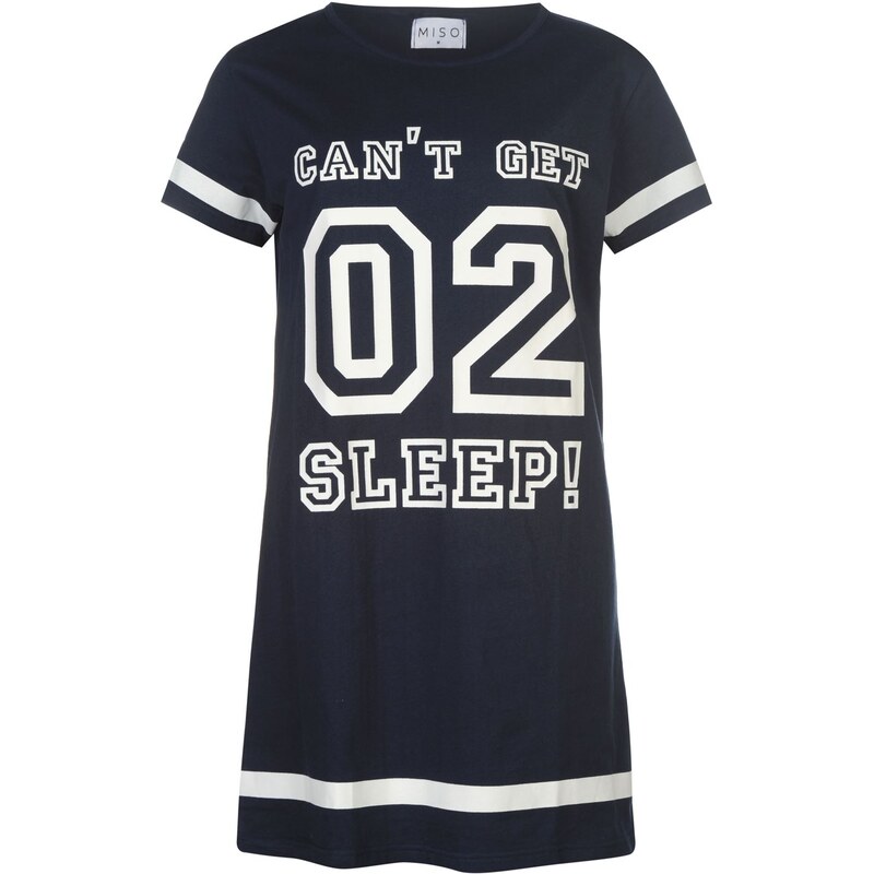 Miso Oversize T Shirt Night Dress dámské Sleep