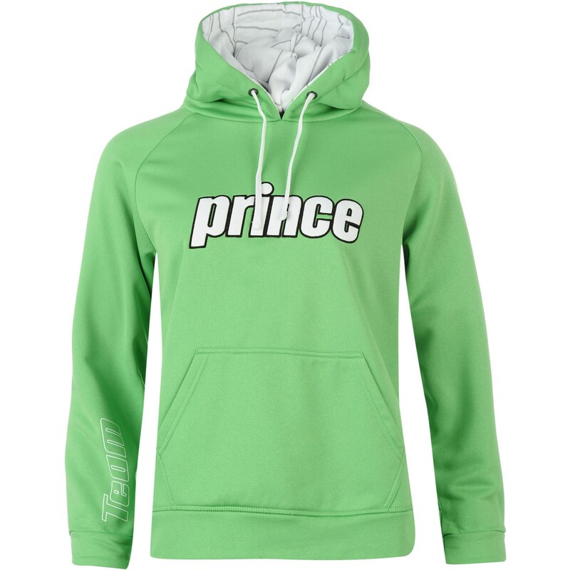 Mikina s kapucí Prince PullOver dám. zelená/bílá