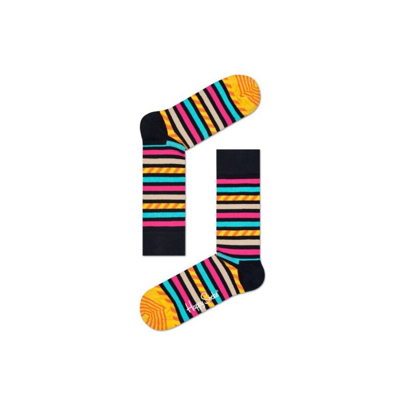 Happy Socks pruhované pánské ponožky Stripes and Stripes
