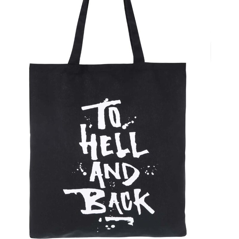 Černá plátěná taška s potiskem ZOOT Originál To Hell