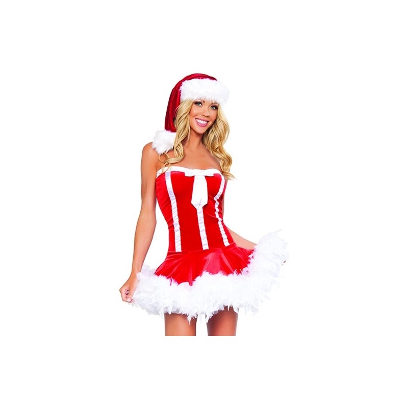 LM moda Sexy obleček Santa Clause - Vánoční kostým 033