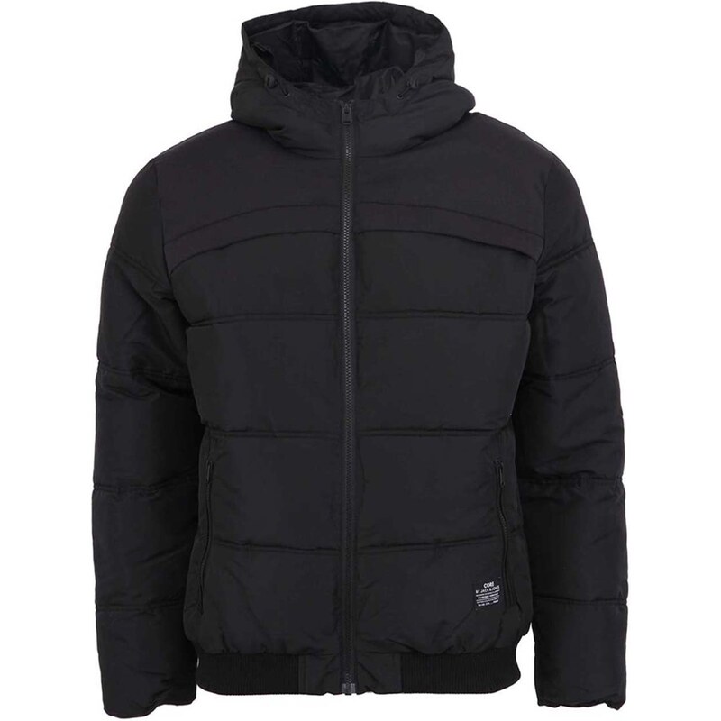 Černá prošívaná zimní bunda Jack & Jones Sammo