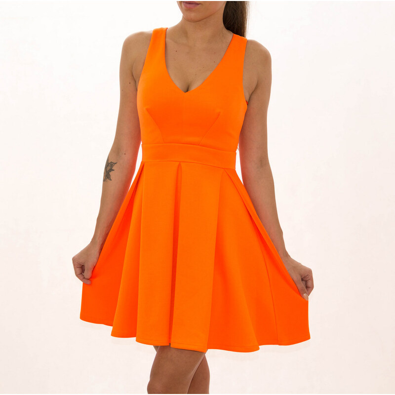 Šaty Orange 2205