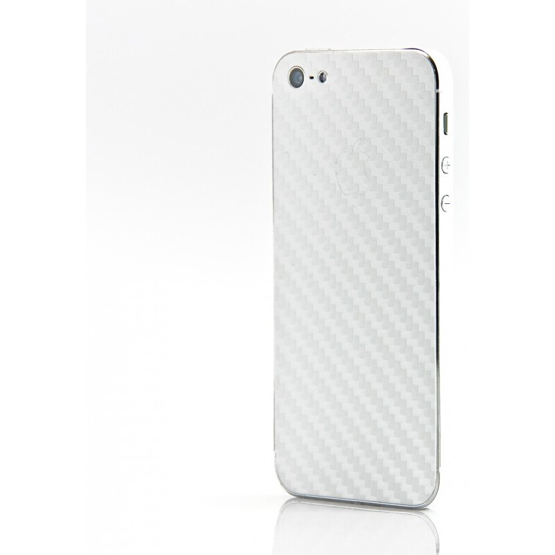 SlickWraps Carbon White pro iPhone 5