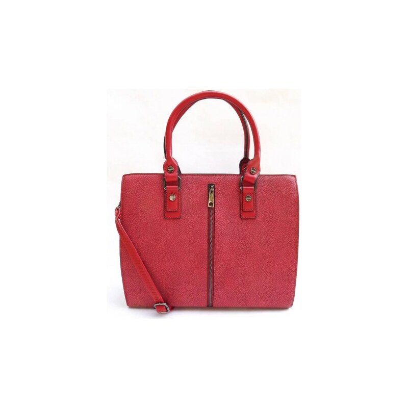 Elegantní dámská skeletová kabelka, Barva Červená VN810