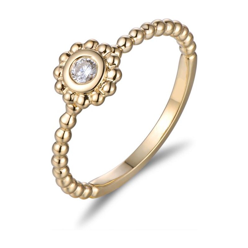 Eppi Zásnubní zlatý prsten s diamantem Marika