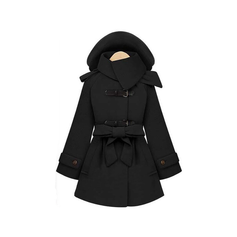 SHEIN Dámský kabátek Regina černý