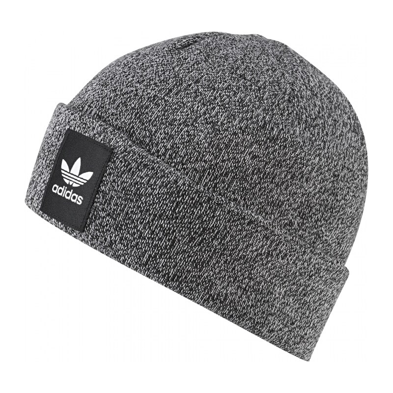 Čepice adidas Originals RIB LOGO BEANIE (Černá / Bílá)