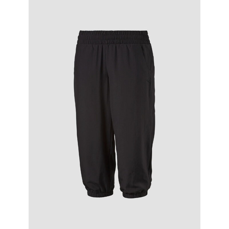 Tepláky Puma ESS Woven 3 4 Pants W black