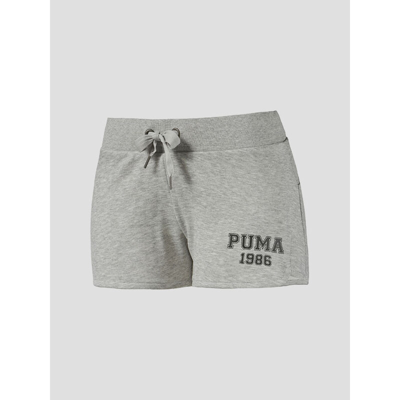 Šortky Puma STYLE ATHL Shorts W light gray heather