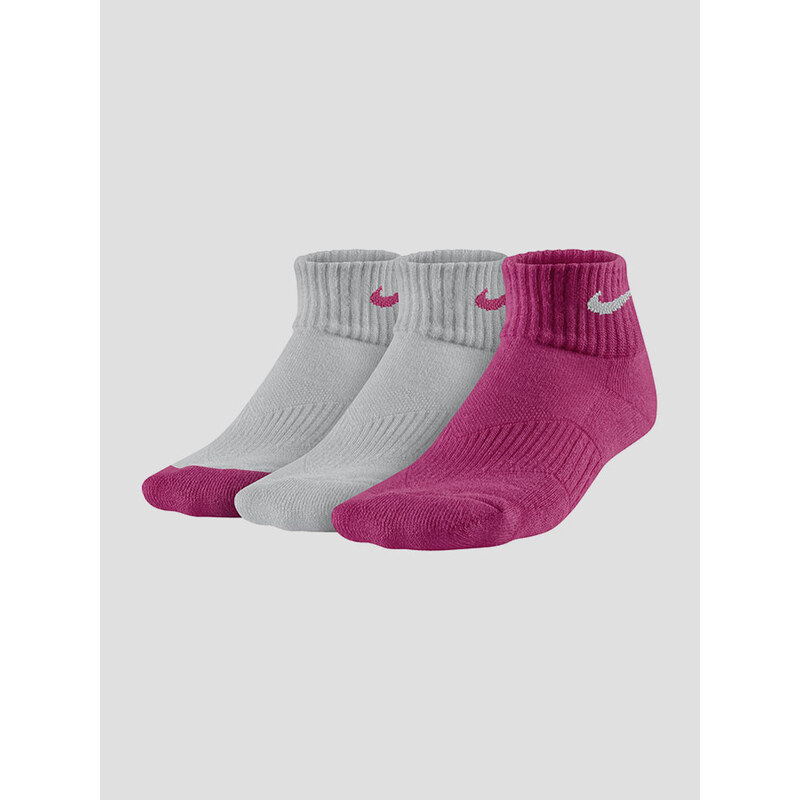 Ponožky Nike YTH CTN CUSH QTR W/ MOIST M 3 Pack