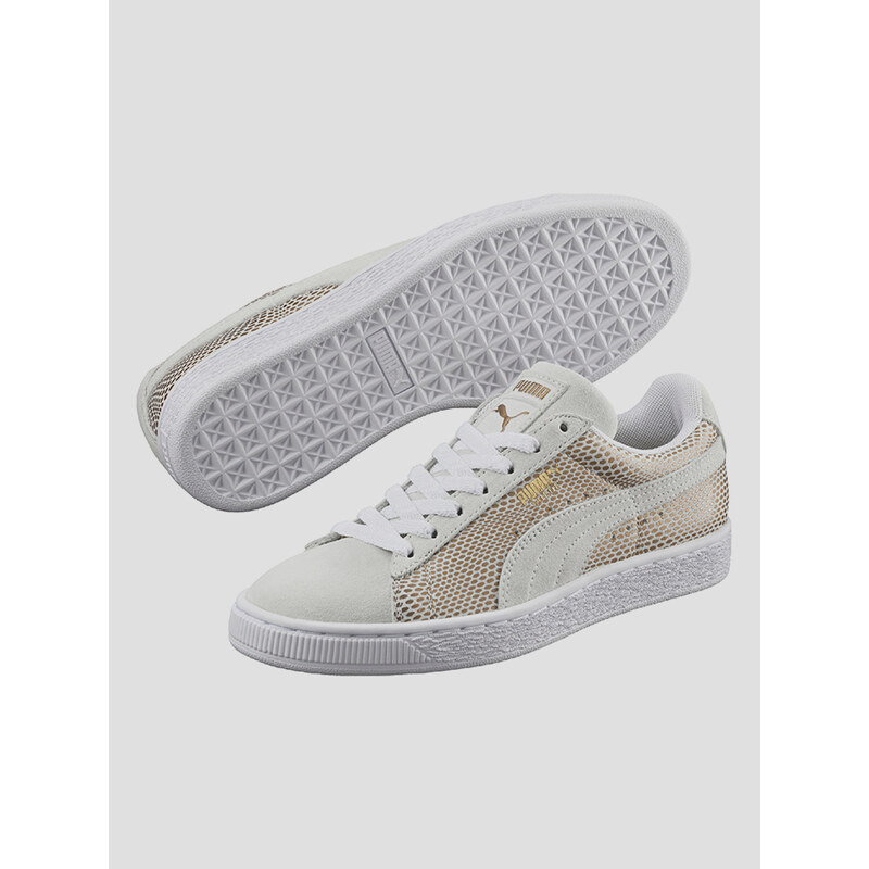 Boty Puma Suede GOLD Wn s White