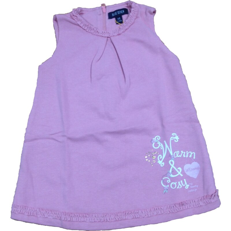 Blue Seven Dívčí šaty Cosy - tmavě růžové