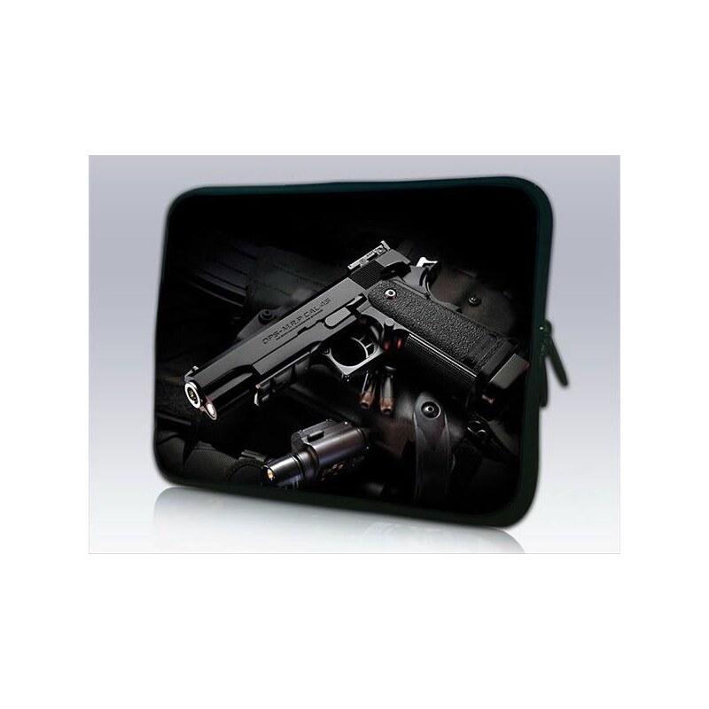 Huado pouzdro na notebook 12.1" Revolver 9 mm