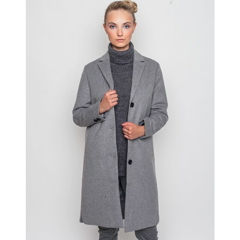 Kabát SELFHOOD Jacket Heavy Grey