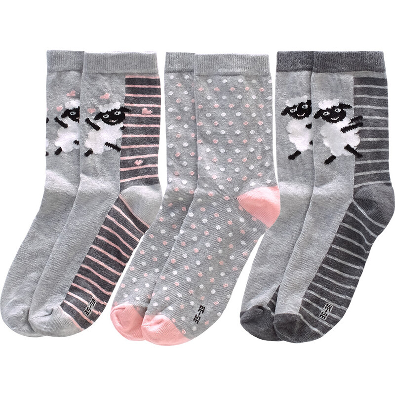 Gina Benotti 3 páry dámských ponožek